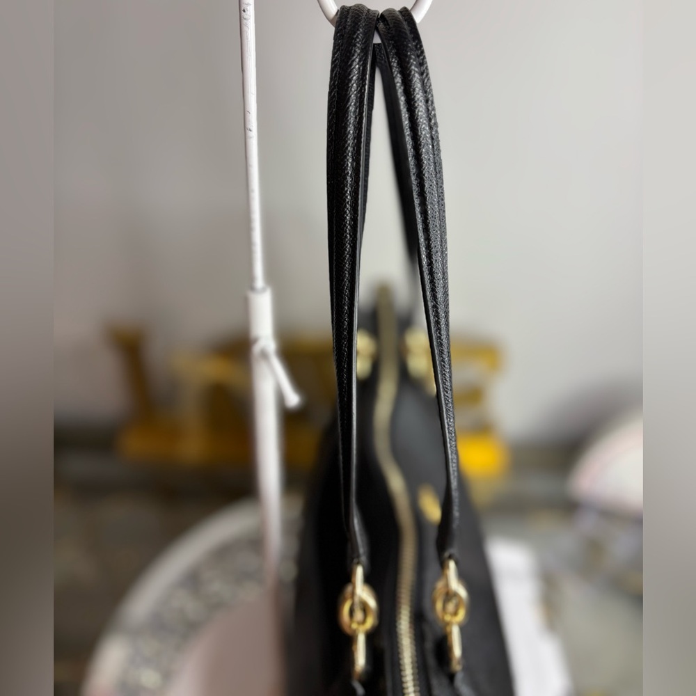 Coach 2018 Ava Tote Bag in black crossgrain leather NWOT - Picture 10 of 16